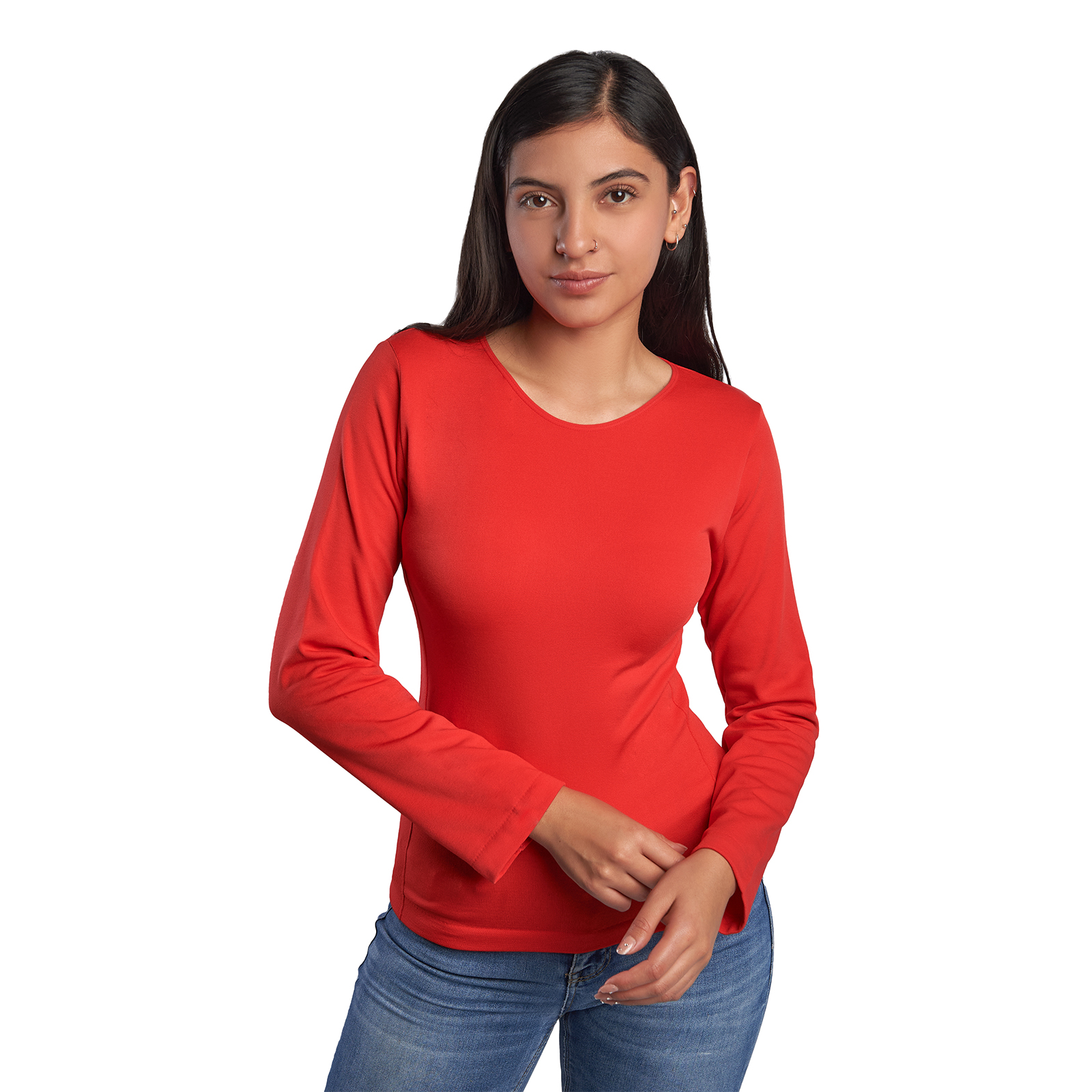 Paquete de 5 Blusas Termicas Para Mujer Manga Larga Afelpada Chili Beans