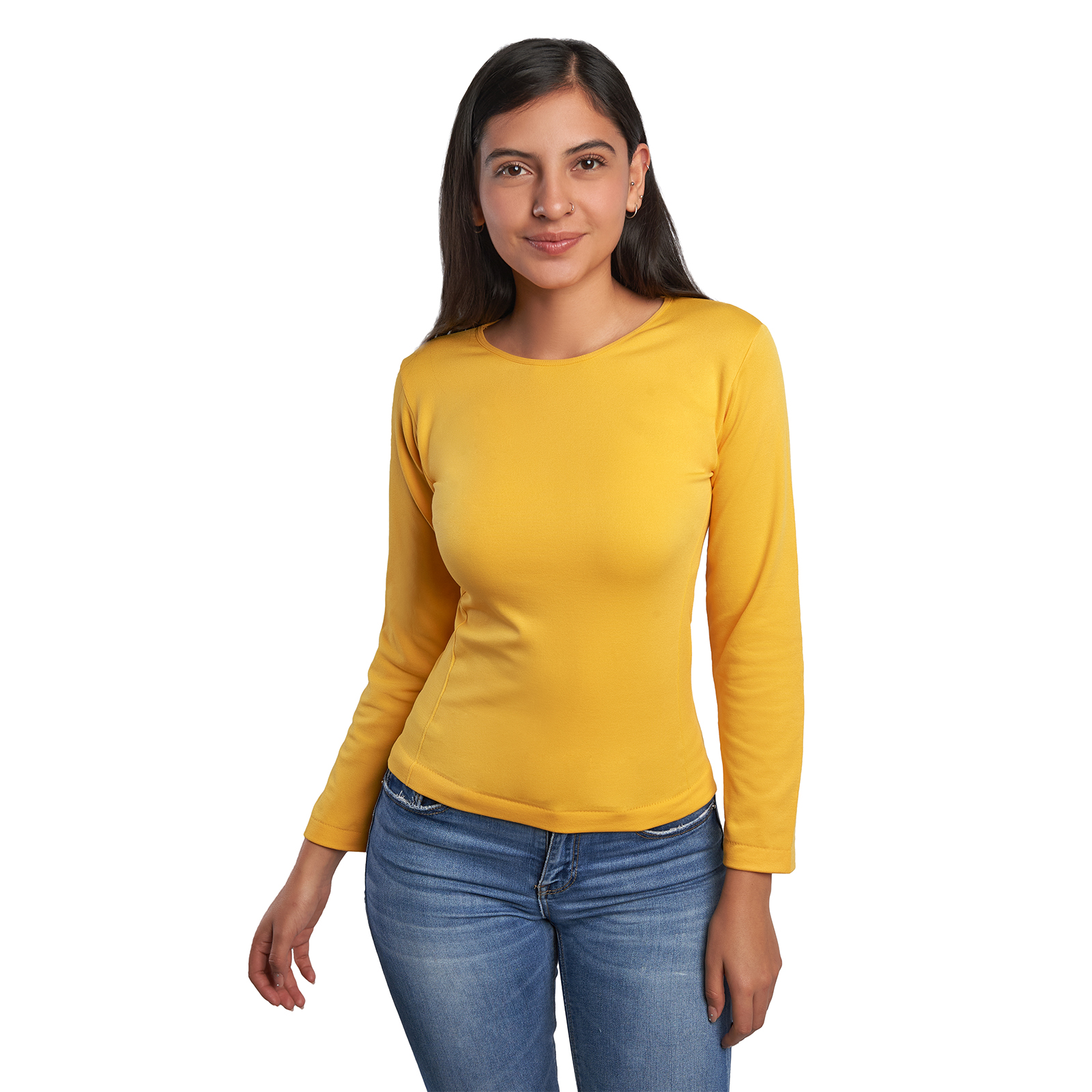 Paquete de 5 Blusas Termicas Para Mujer Manga Larga Afelpada Chili Beans