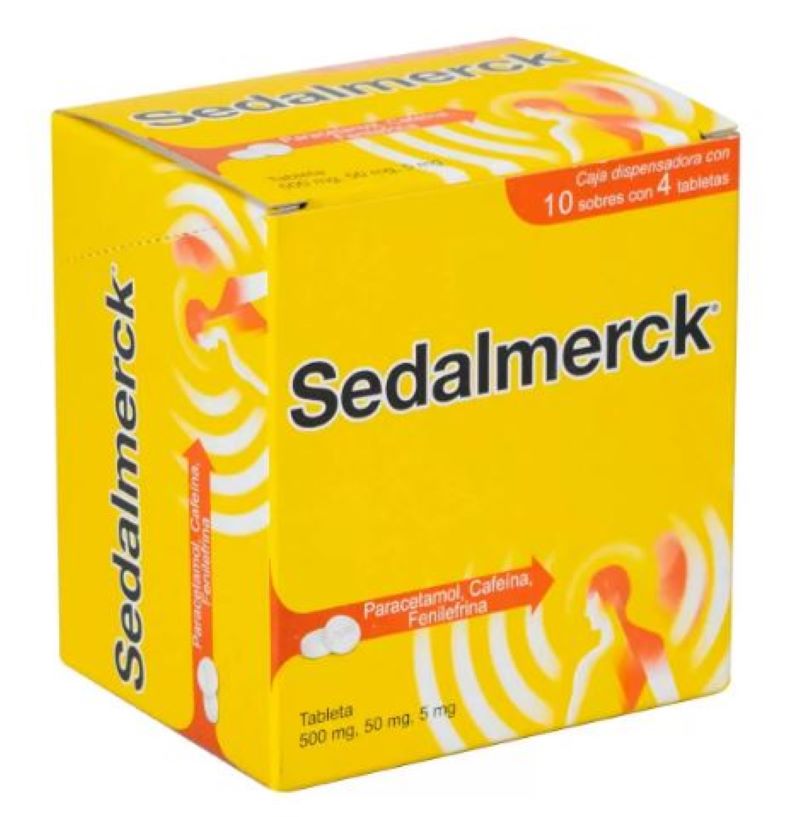 Analgésico Sedalmerck 569301 Caja con 40 Tabletas Alivia Dolor