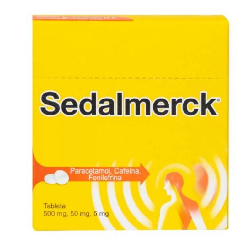 Analgésico Sedalmerck 569301 Caja con 40 Tabletas Alivia Dolor