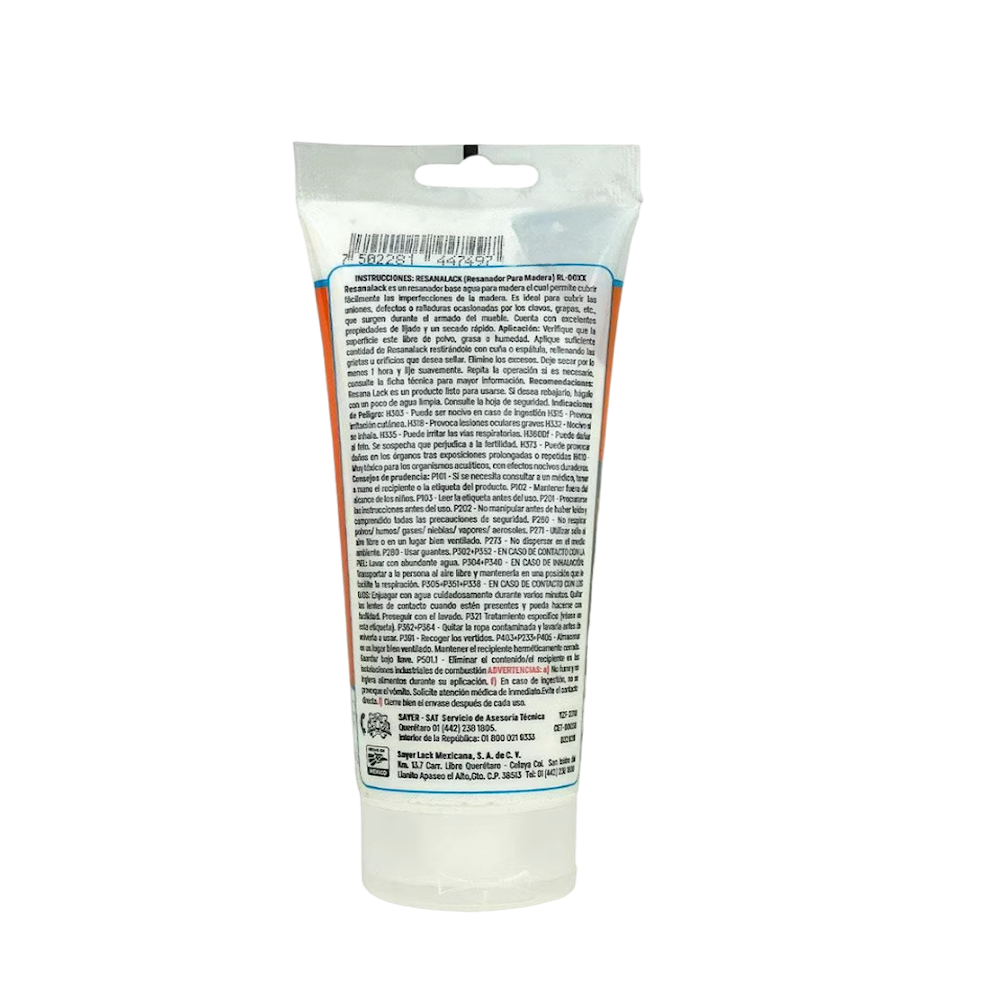 Resanador para madera color blanco 250ml