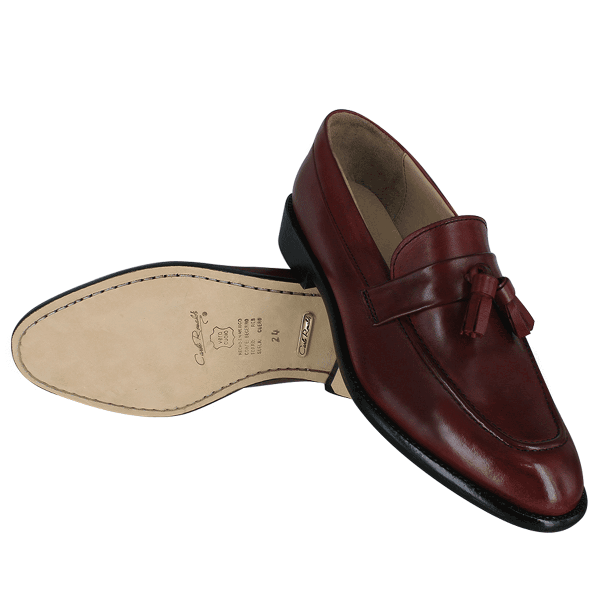 Zapato Dama Carlo Ronaldi 1095-B Becerro Vino