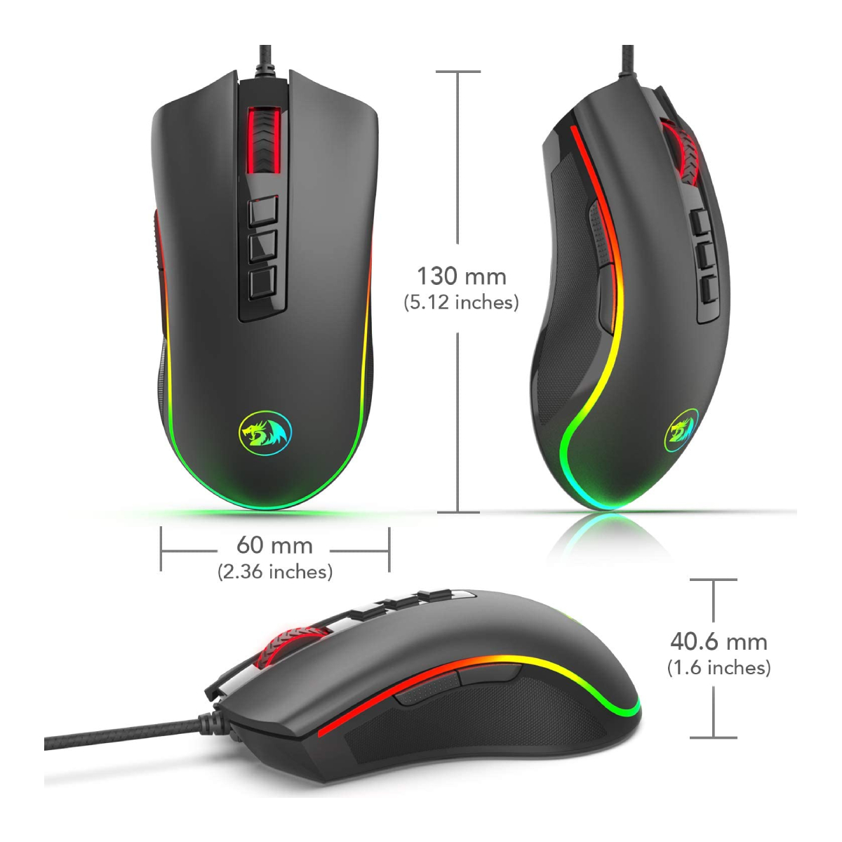 Mouse Gamer Redragon Cobra M711-FPS