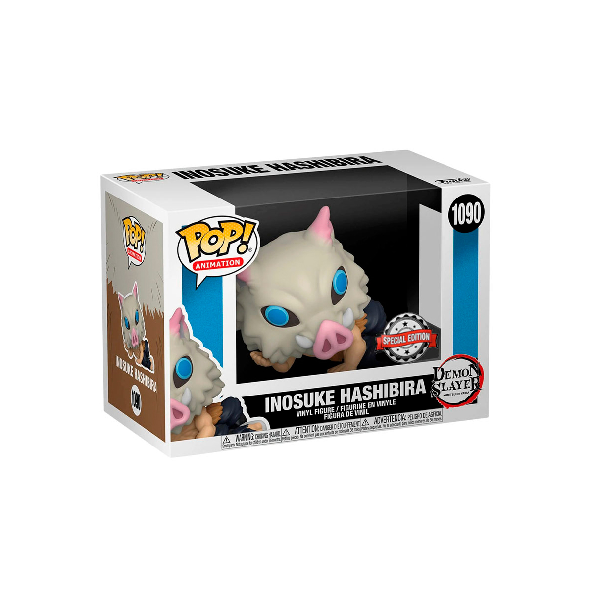 Funko Pop Inosuke Hashibira Acostado #1090 Demon Slayer Anime Figura Original