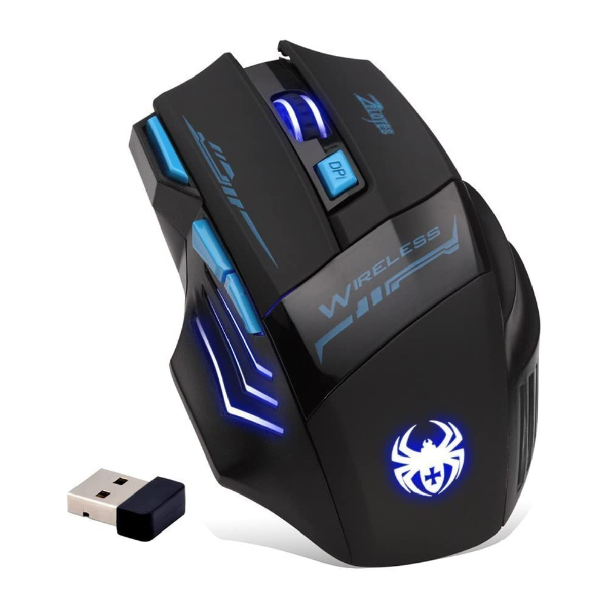 Mouse Edicion Especial Gaming PC Zelotes Negro F-14