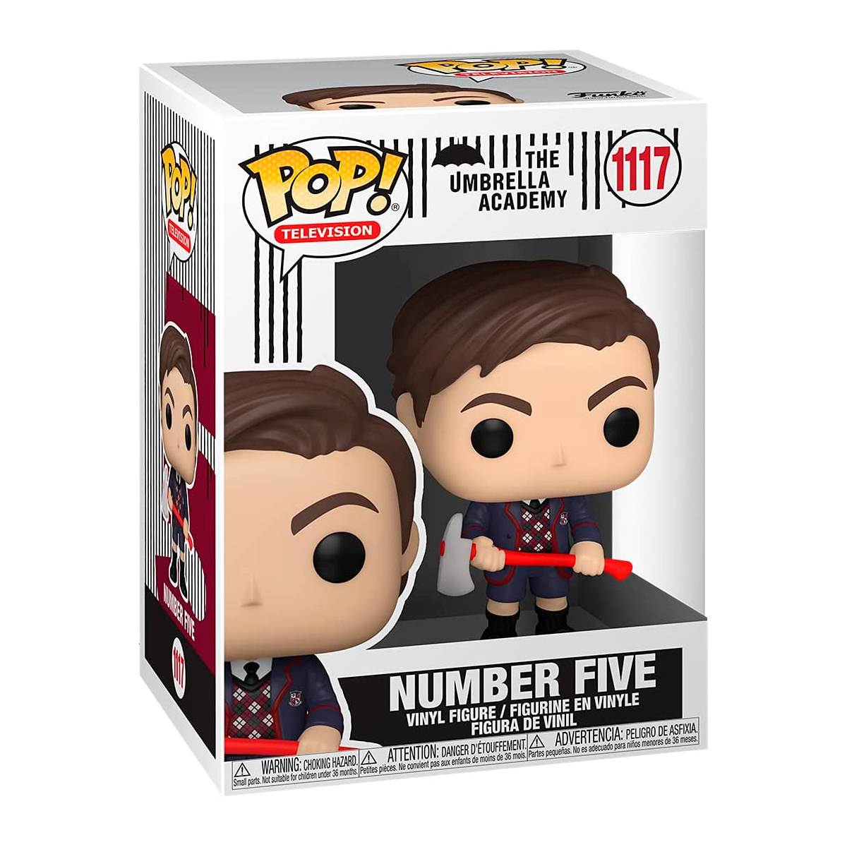 Funko Pop Numero 5 Con Hacha #1117 Umbrella Academy Serie Figura Original