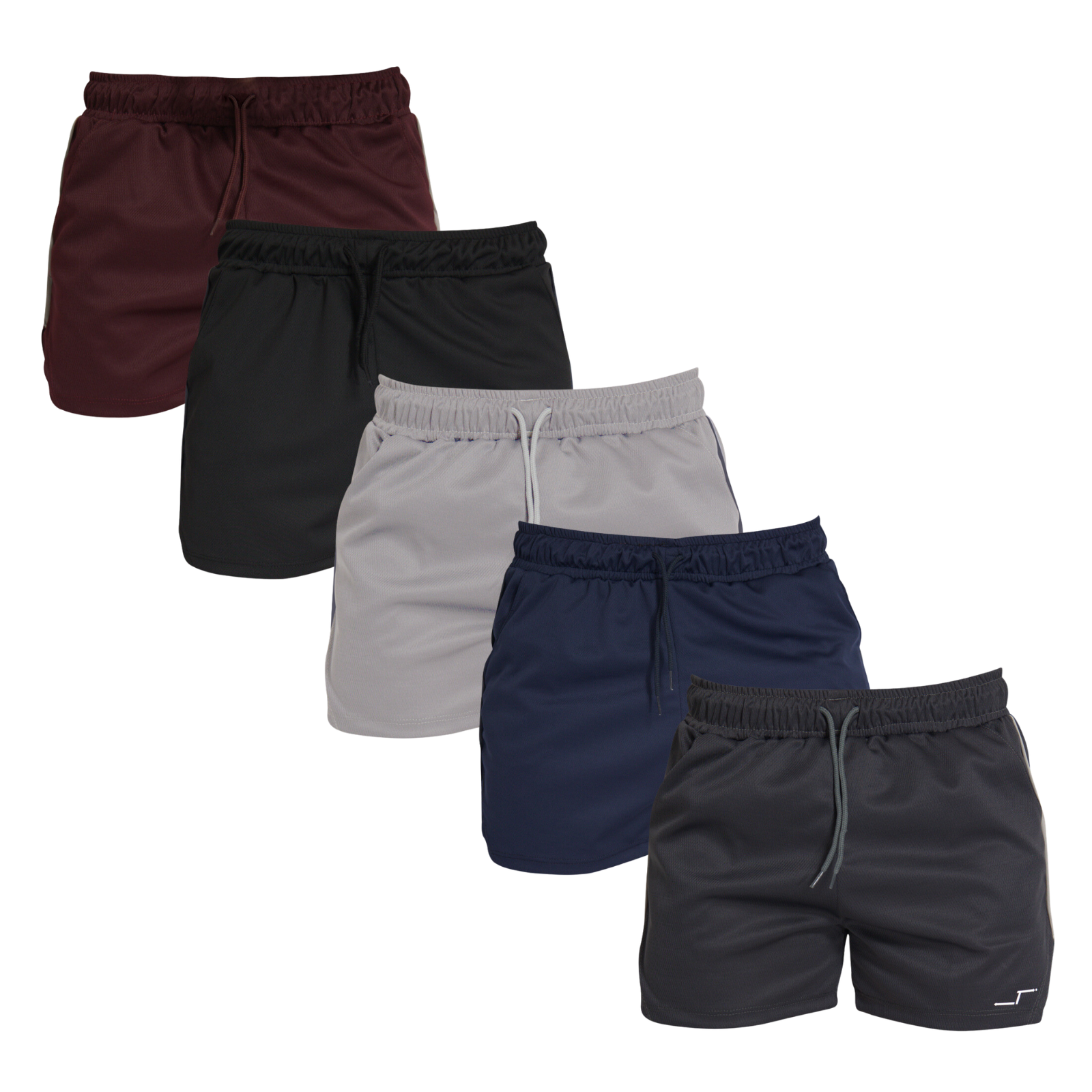 Paquete De 5 Shorts Deportivos Stretch Hombre Micropique Ejercicio Comodo Chili Beans