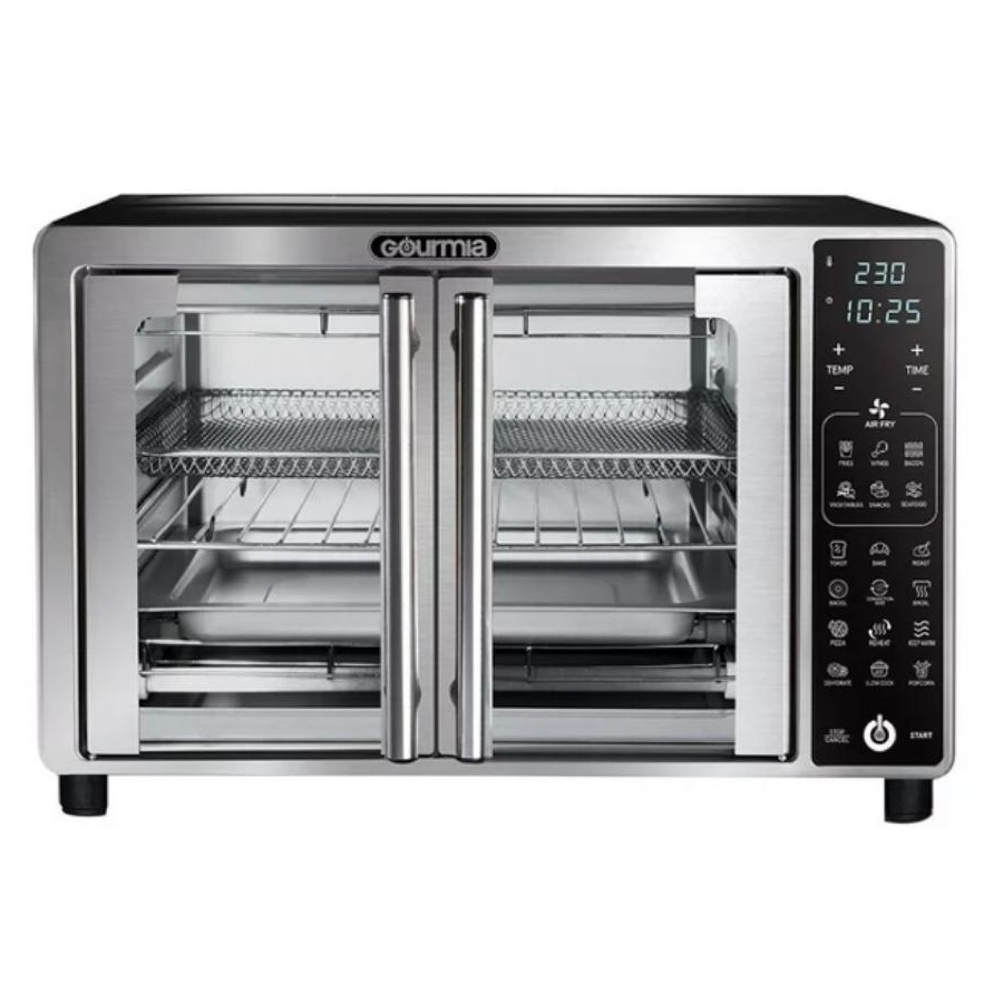 Horno Digital con Freidora de Aire Gourmia 24 litros Acero Inoxidable