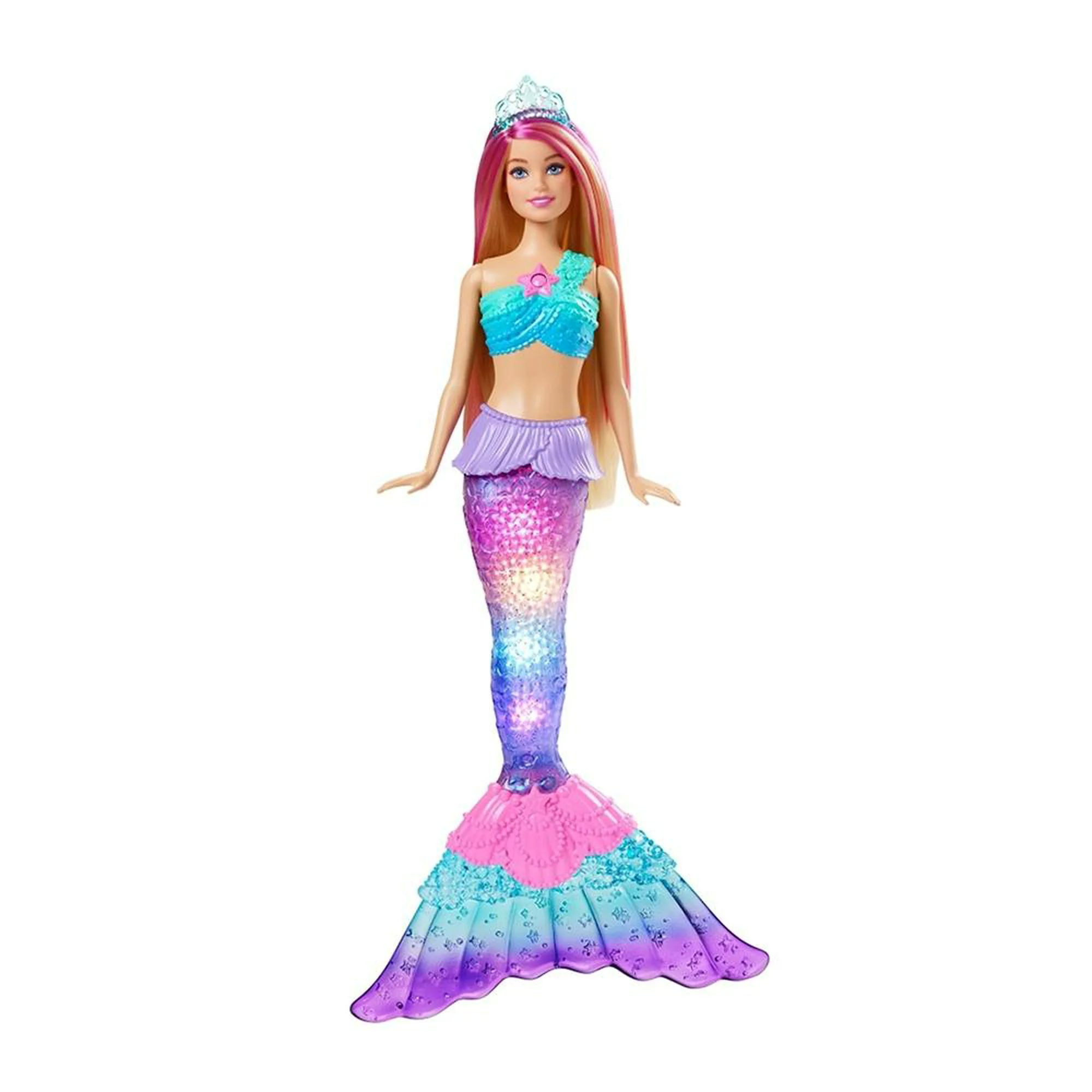 Muñeca Barbie Dreamtopia Sirena Luces Brillantes