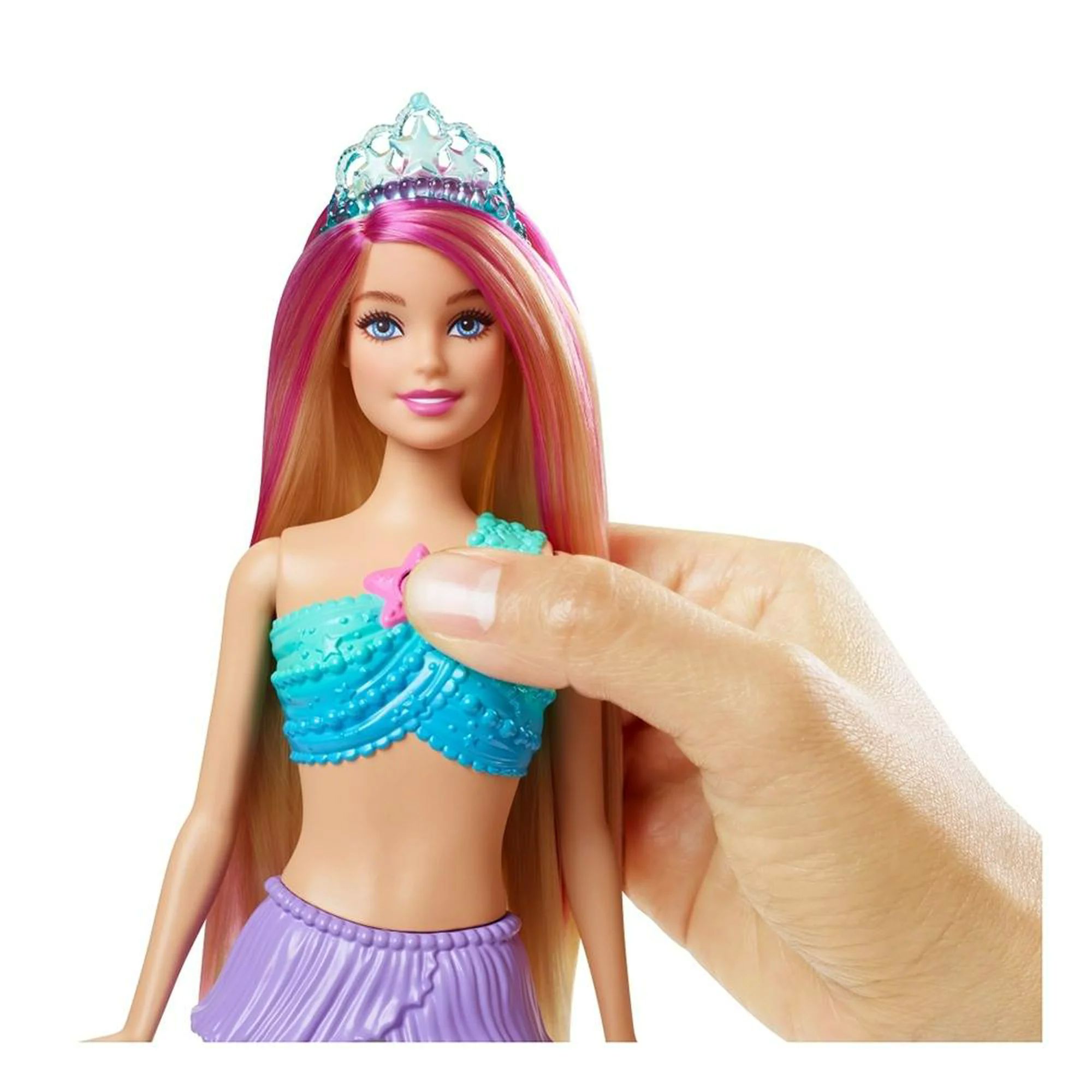 Muñeca Barbie Dreamtopia Sirena Luces Brillantes
