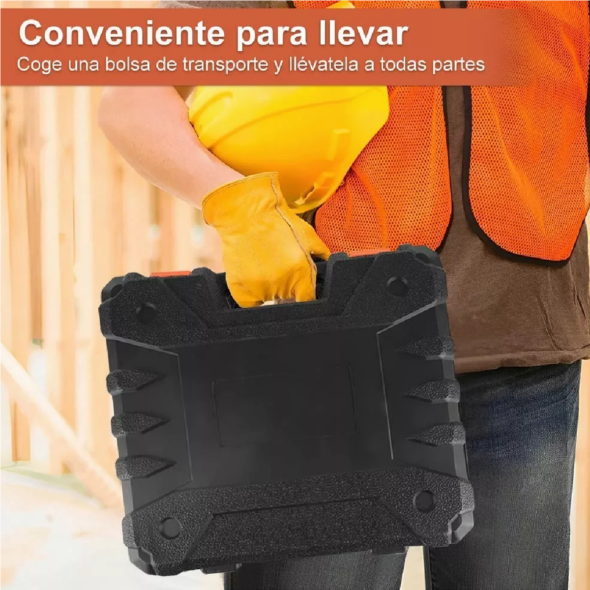 Set Taladro Rotomartillo 1780w+esmeriladora Con Accesorios 1980w