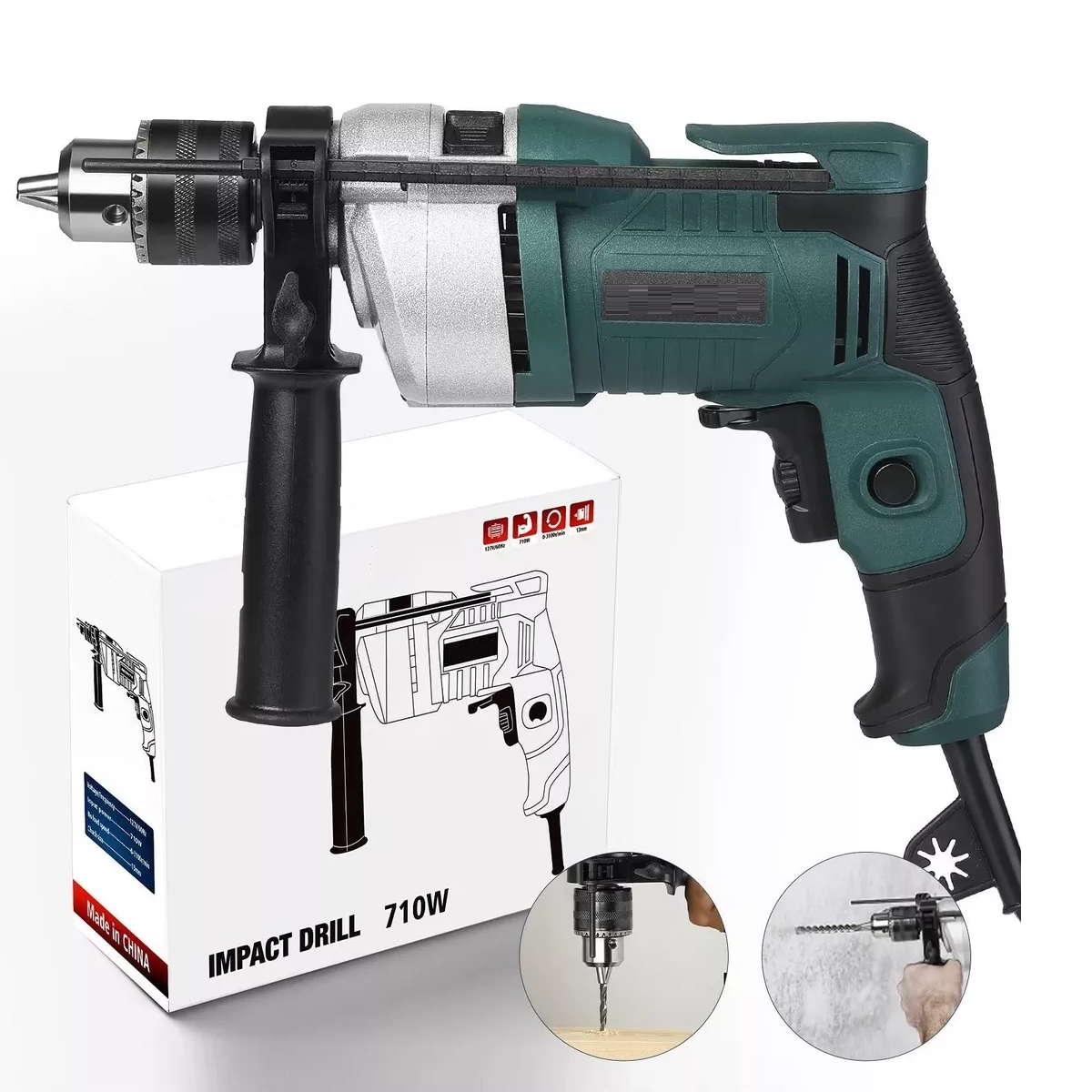 Taladro Rotomartillo 1/2 Profesional 710w
