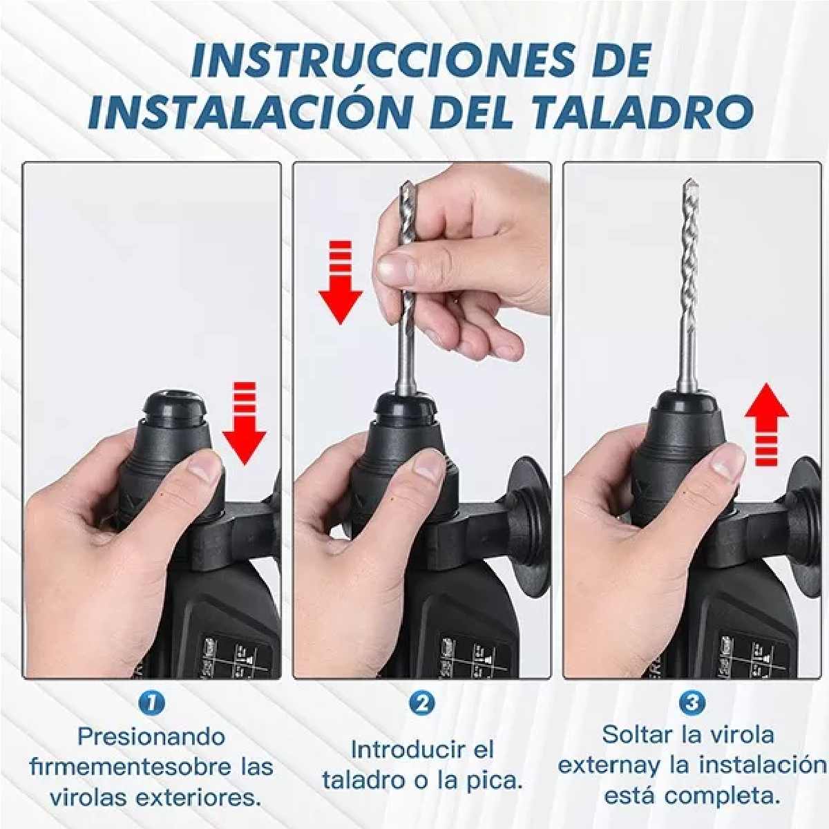 Rotomartillo Cincelador Martillo Perforador Sds 800w