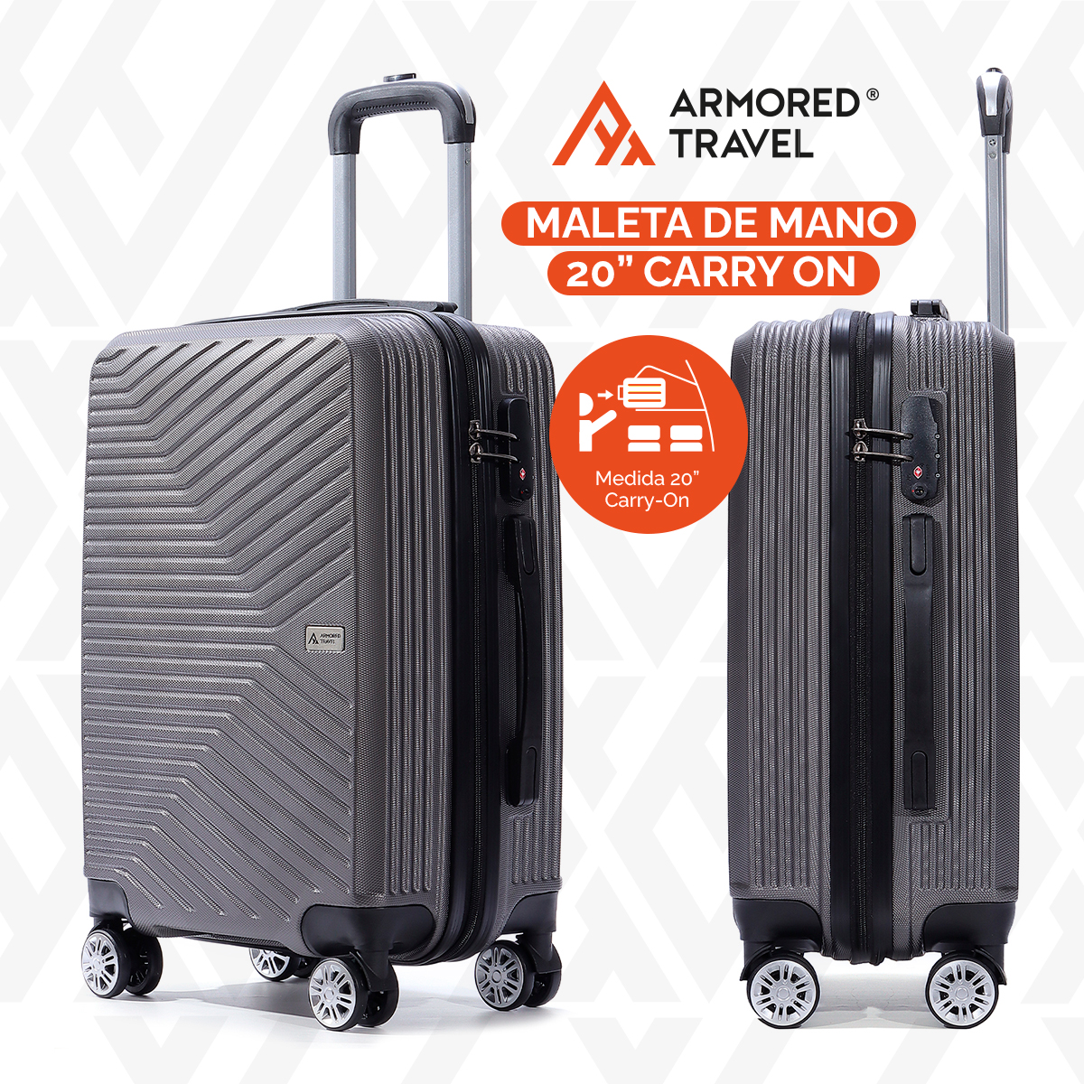 Maleta de mano Armored Travel Carry on