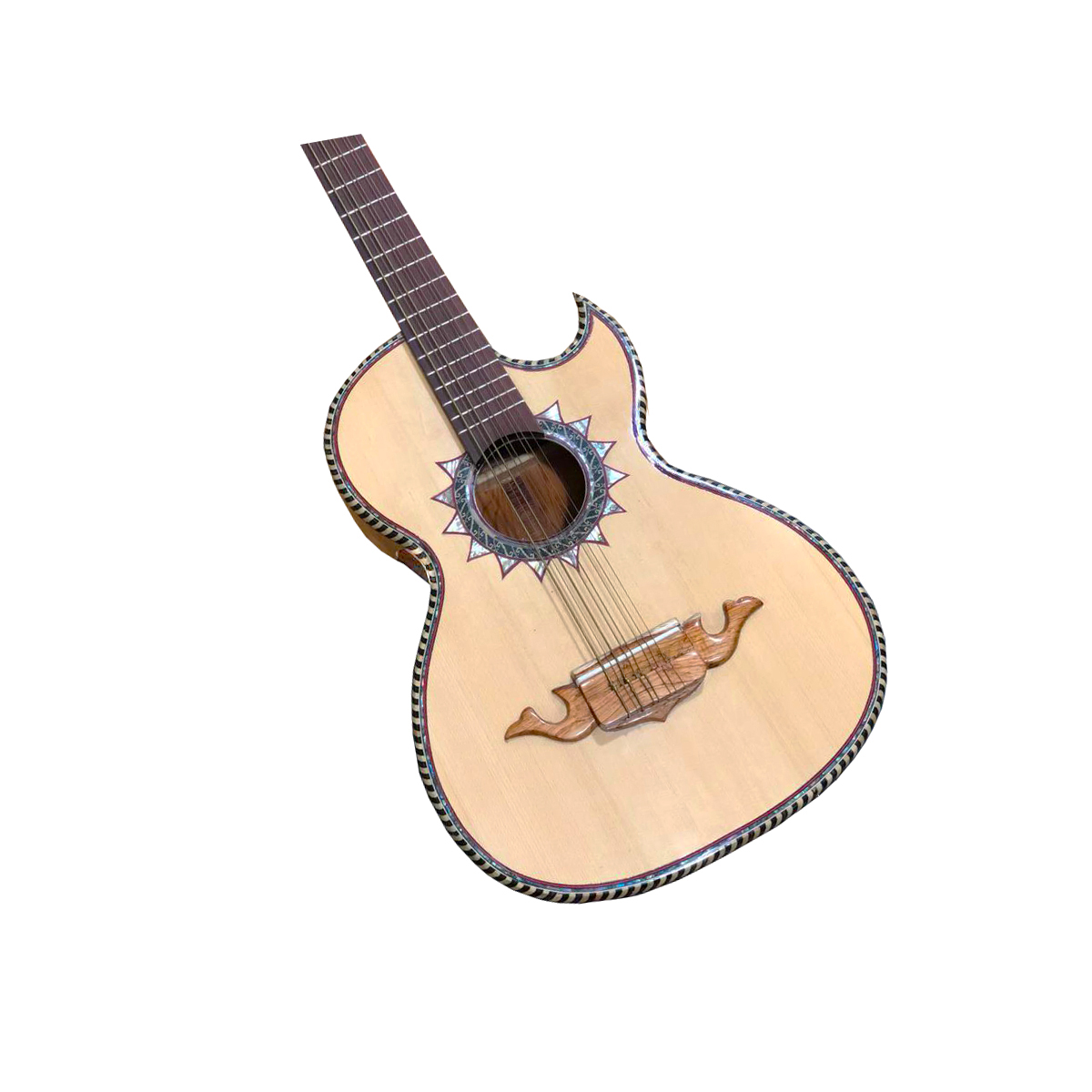 Bajo Quinto de Palo Escrito y Cuerdas de Acero