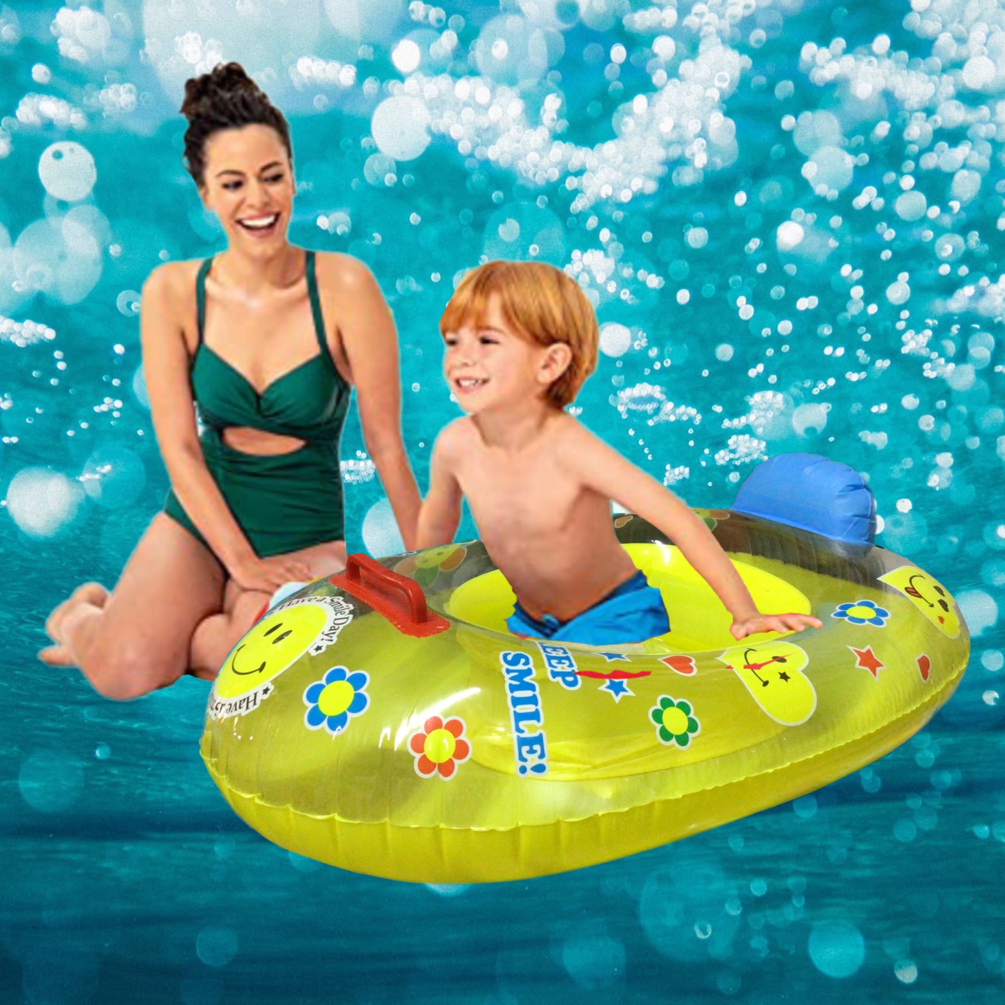 Bote Salva Vidas Flotador Inflable Niños Bebes 65cm