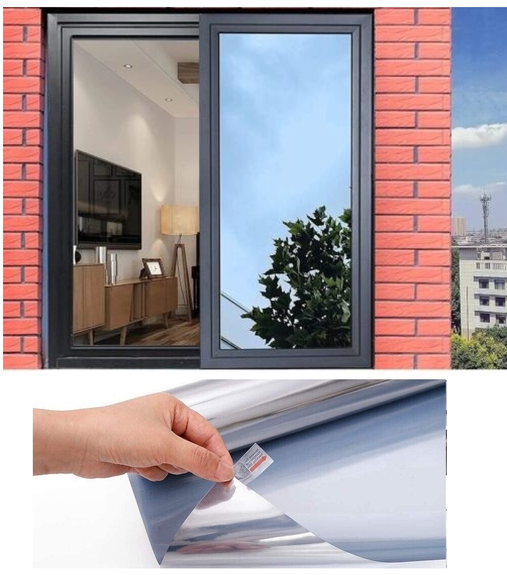 Rollos de Película Anti UV Espejo Polarizada para Ventanas