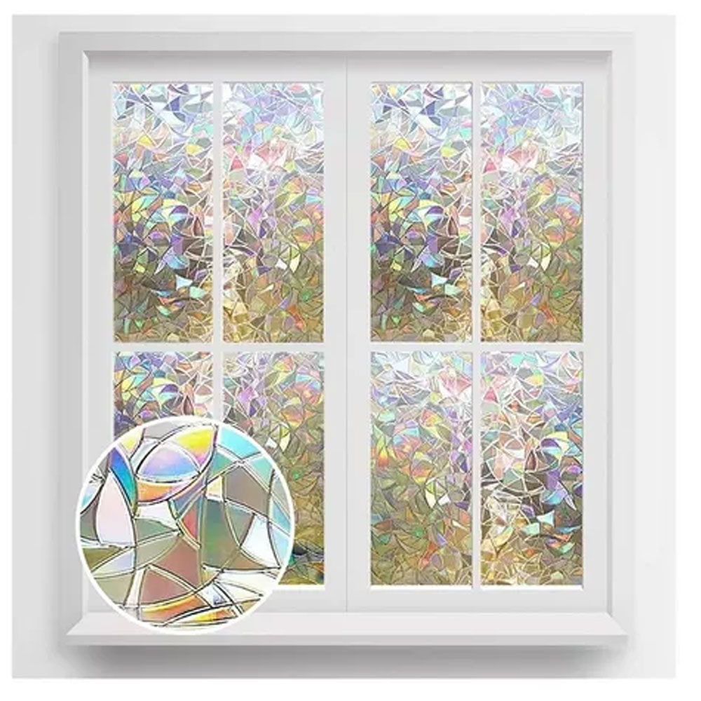 Vinilo Decorativo Película De Privacidad Para Ventanas Arcoiris