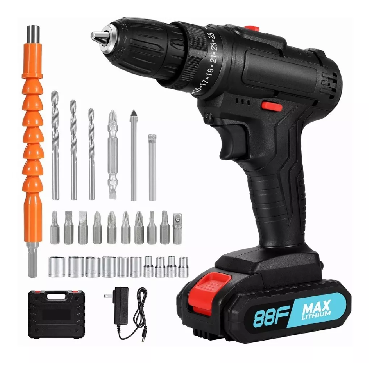 Kit 3 En 1 Taladros Inalambricos Atornillador Eléctrico 