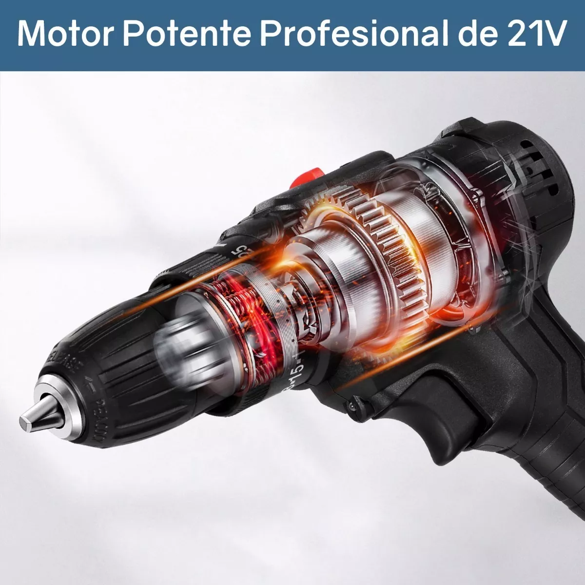 Kit 3 En 1 Taladros Inalambricos Atornillador Eléctrico 