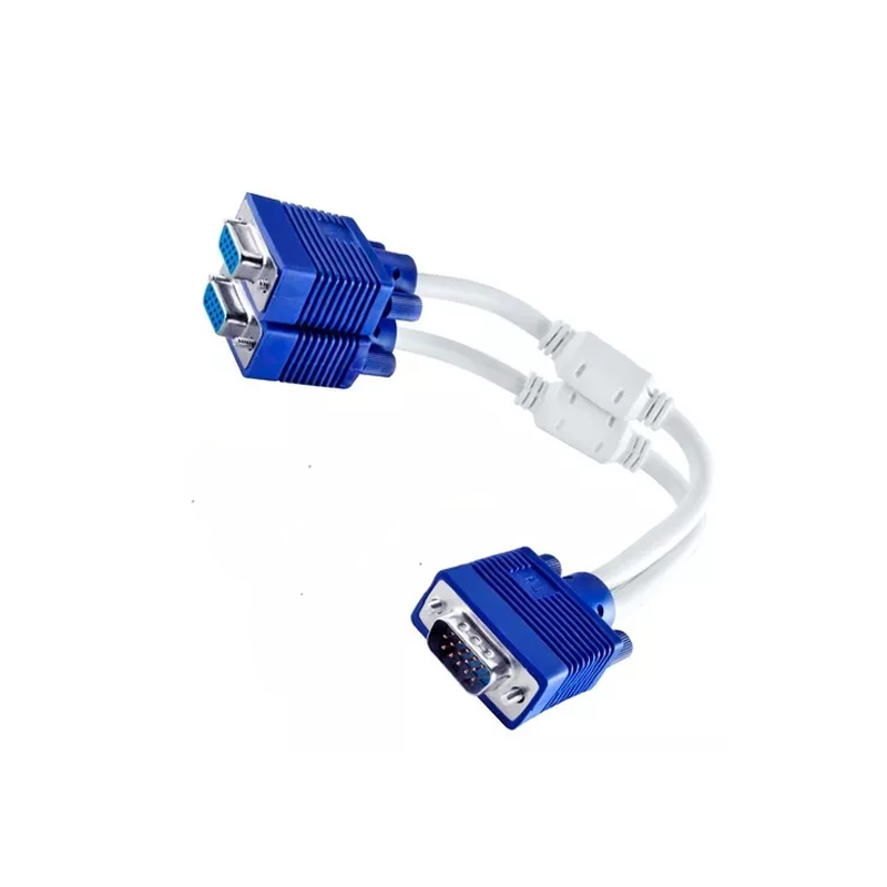 Cable Duplicador Splitter Vga Doble Laptop Monitor Pc