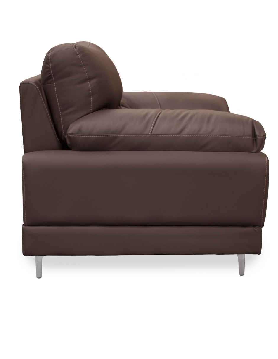 Sillón Individual de piel Genuina Lisboa Color Chocolate - ConfortoPiel