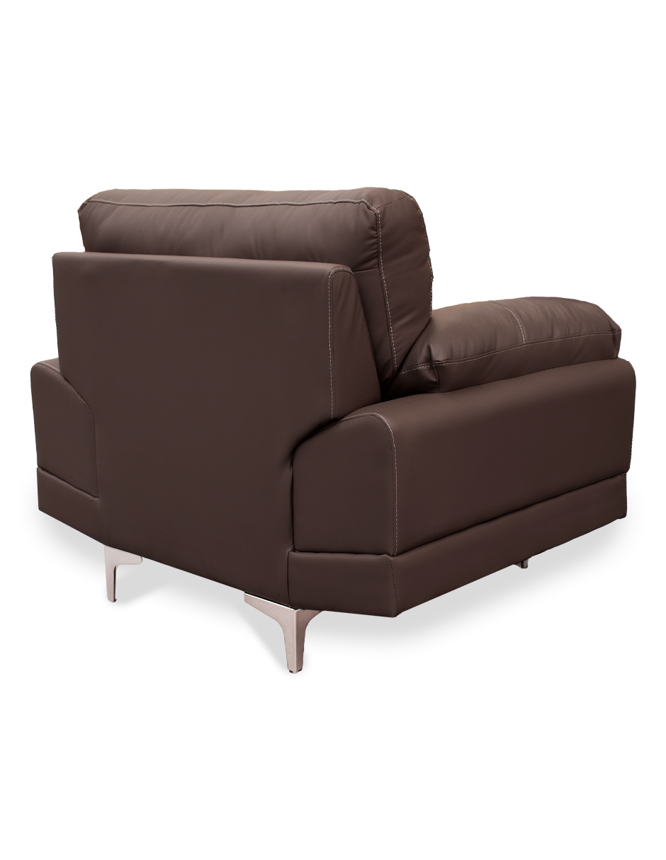 Sillón Individual de piel Genuina Lisboa Color Chocolate - ConfortoPiel