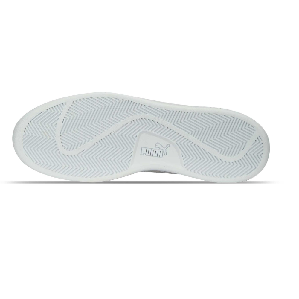 Tenis PUMA Smash 3.0 L blanco/naranja de hombre 390987 06