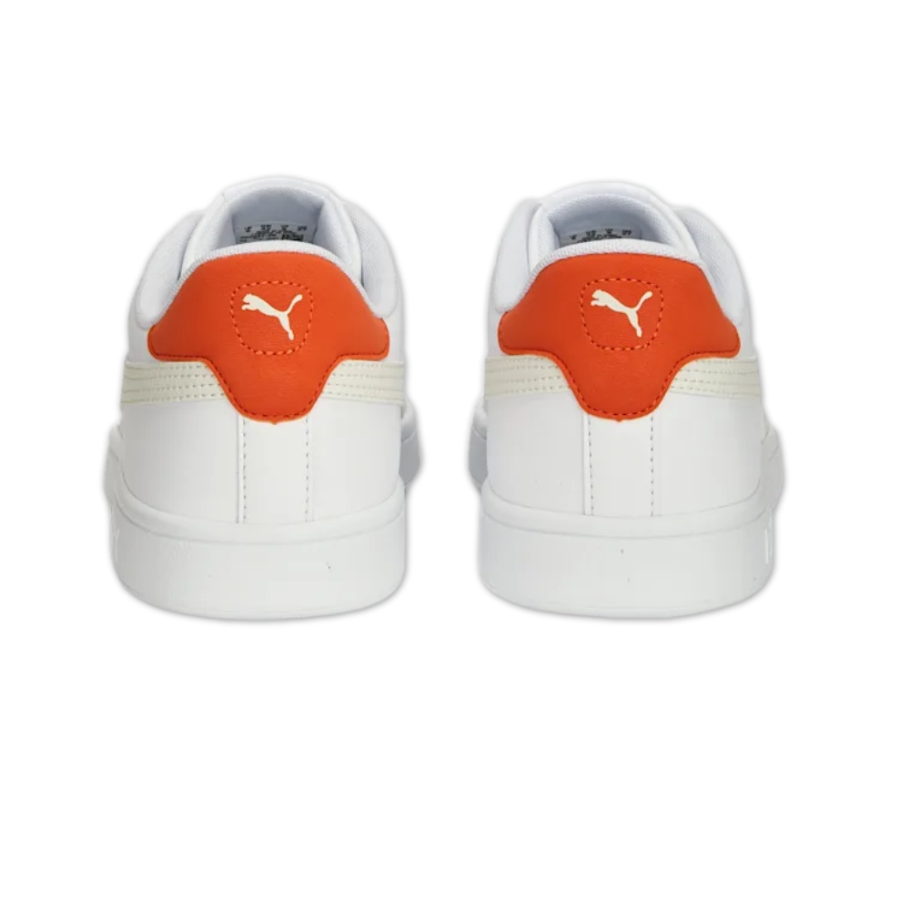 Tenis PUMA Smash 3.0 L blanco/naranja de hombre 390987 06