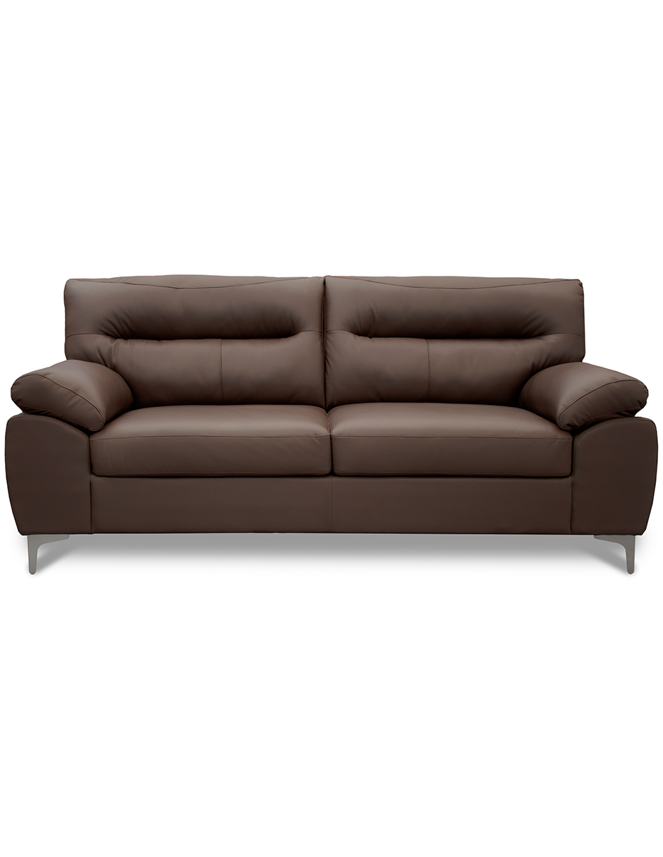 Sofá de piel Genuina Isabela Color Chocolate - ConfortoPiel