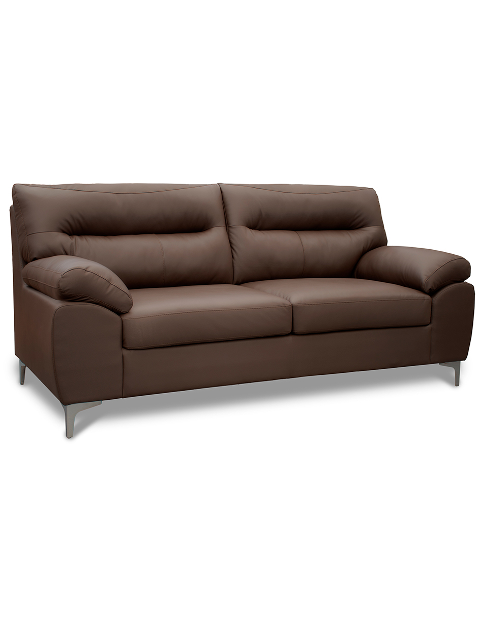 Sofá de piel Genuina Isabela Color Chocolate - ConfortoPiel