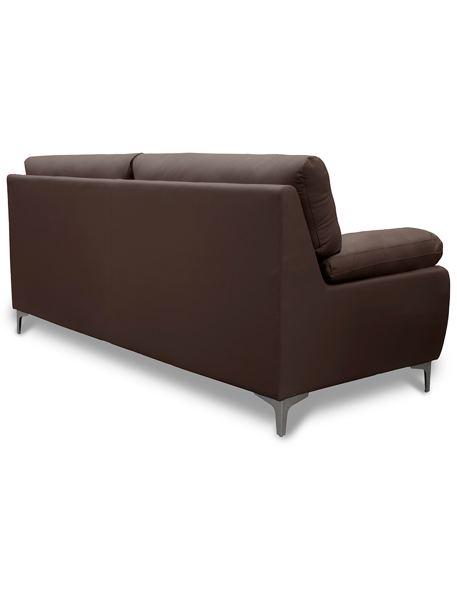 Sofá de piel Genuina Isabela Color Chocolate - ConfortoPiel