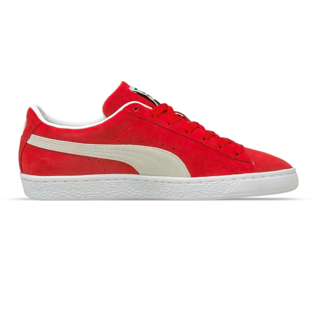 TENIS CASUAL PUMA SUEDE CLASSIC XXI ROJO DE HOMBRE 374915 02