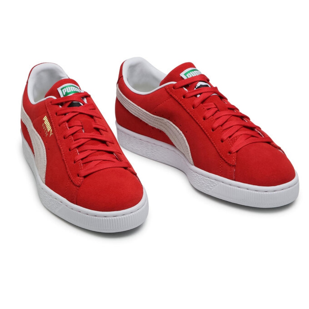 TENIS CASUAL PUMA SUEDE CLASSIC XXI ROJO DE HOMBRE 374915 02