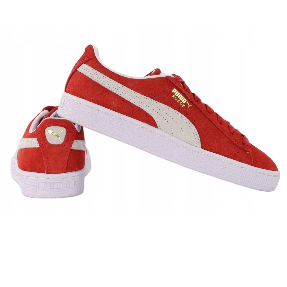 TENIS CASUAL PUMA SUEDE CLASSIC XXI ROJO DE HOMBRE 374915 02