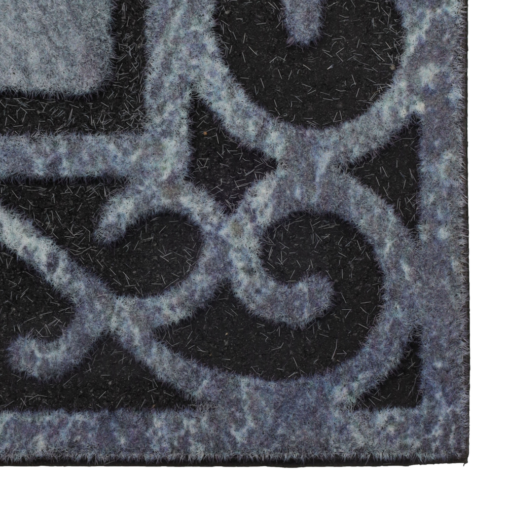 Tapete De Entrada Puerta Decorativo Palabra Welcome Diseño Rectangular 60x40cm 