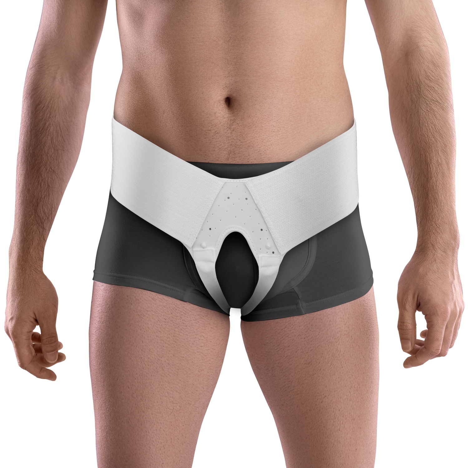      Faja Hernia Inguinal Para Hombre Ajustable Comoda Y Discreta