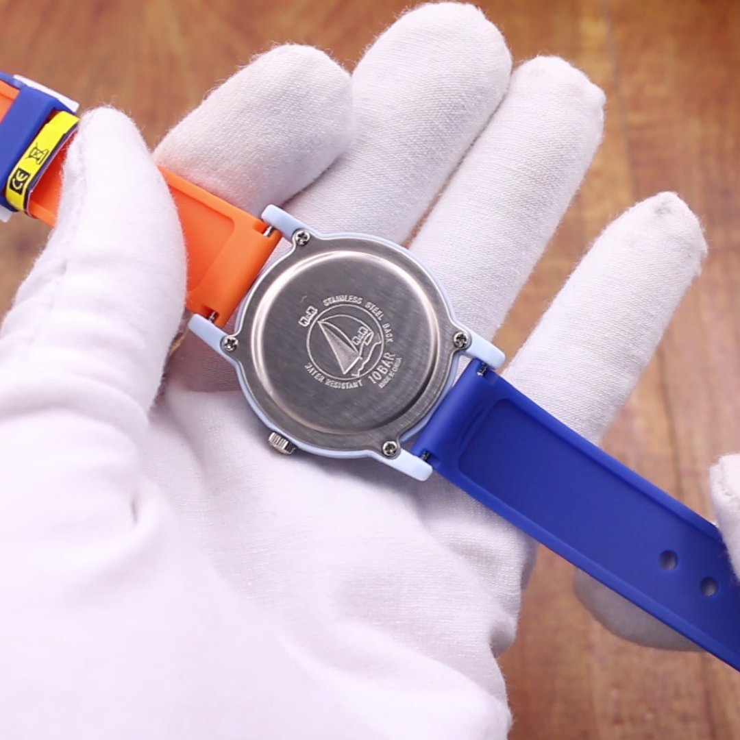 Reloj Infantil Para Niño Q & Q Análogo Peces Vs49j007Y.