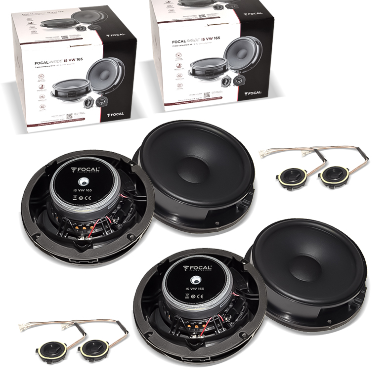 Bocinas Focal para auto Volkswagen 6.5 120w Max 2pares