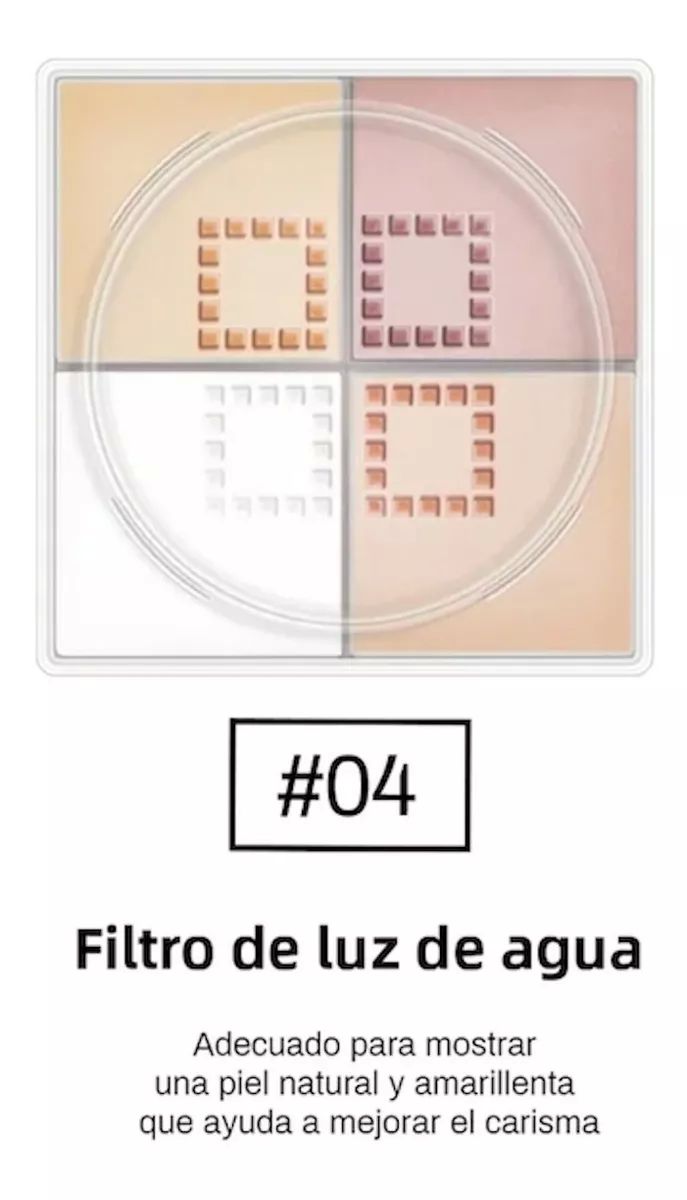 Polvo Fijador Traslúcido 4 En 1 Con Acabado Natural Beauyork