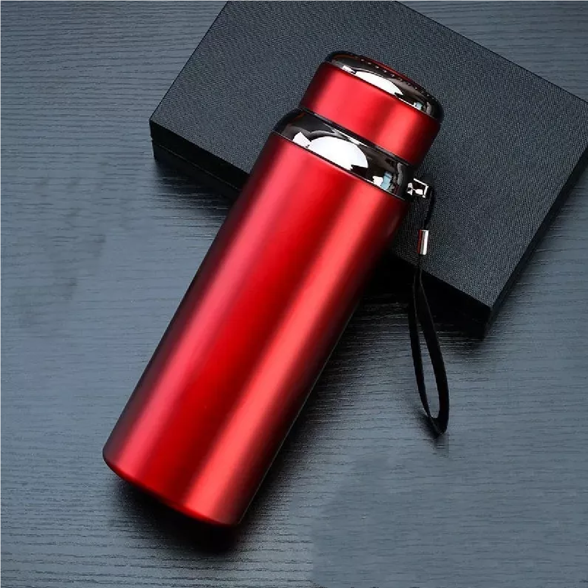 Termo De Acero Inoxidable Aislado Al Vacío 1000ml Rojo