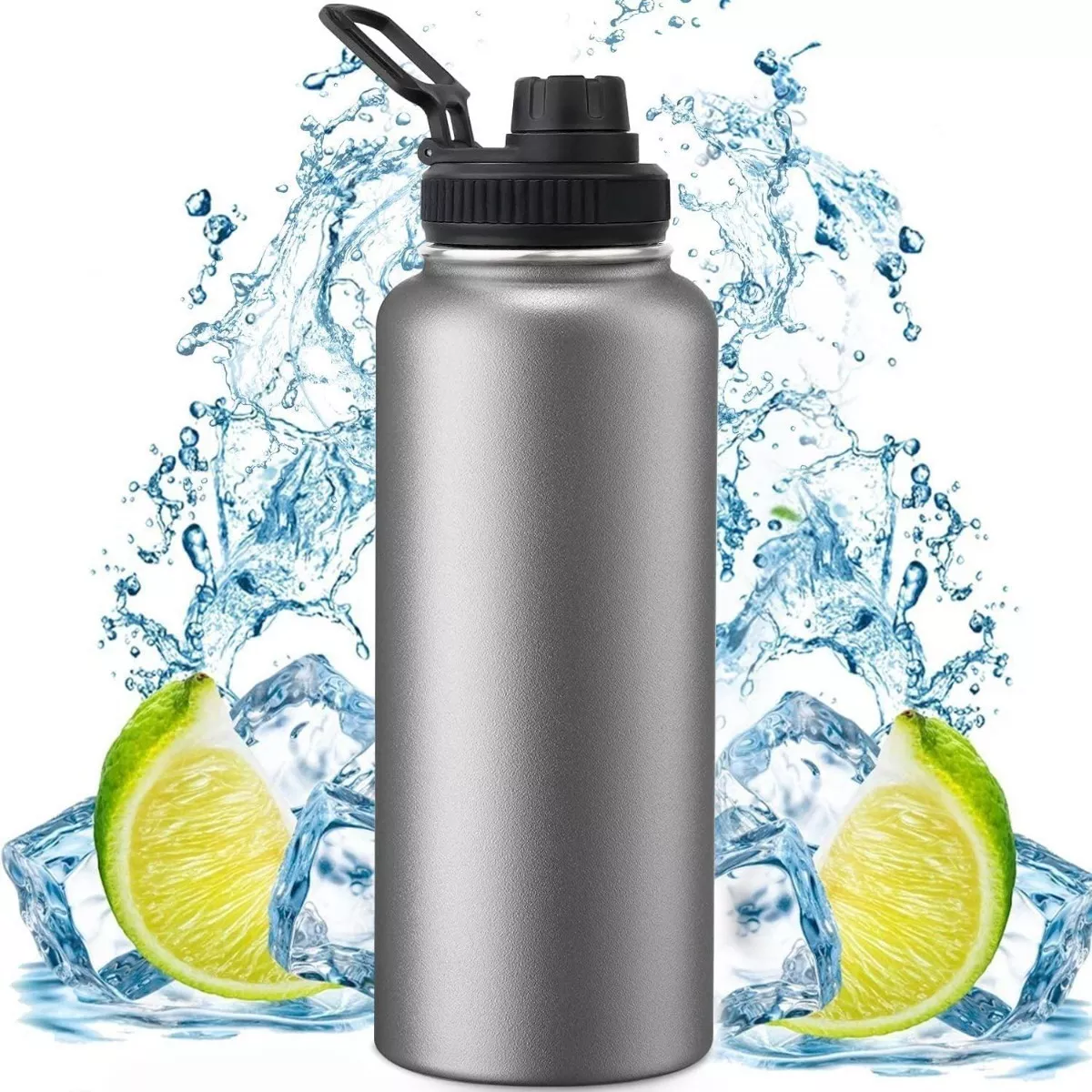 Termo Deportivo Portatil Frio/calor Acero Inoxidable 1 Litro