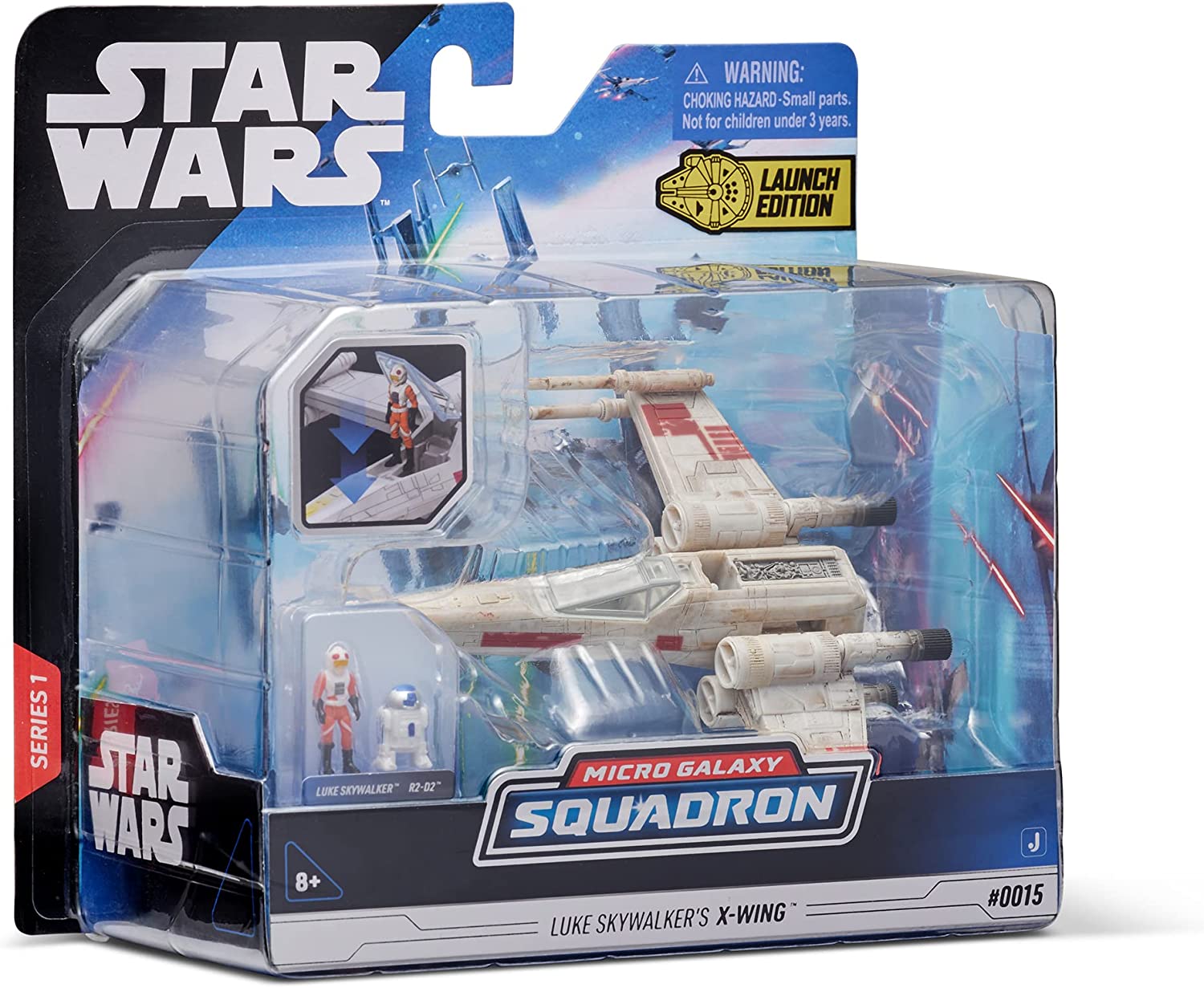 STAR WARS X-Wing Starfighter Class Luke Skywalker Micro Galaxy Squadron