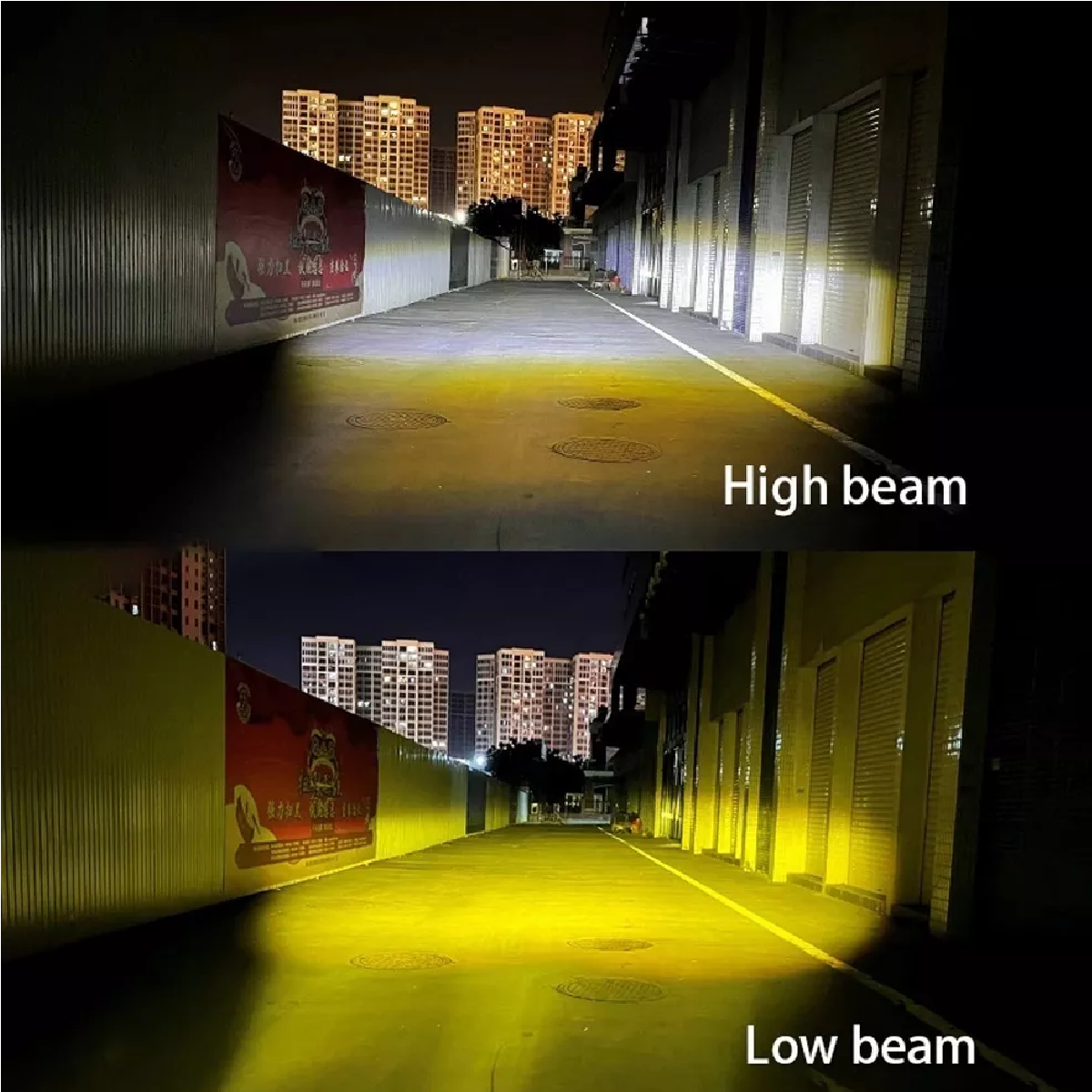 Faros Auxiliares Led Para Motocicleta, 1 Par