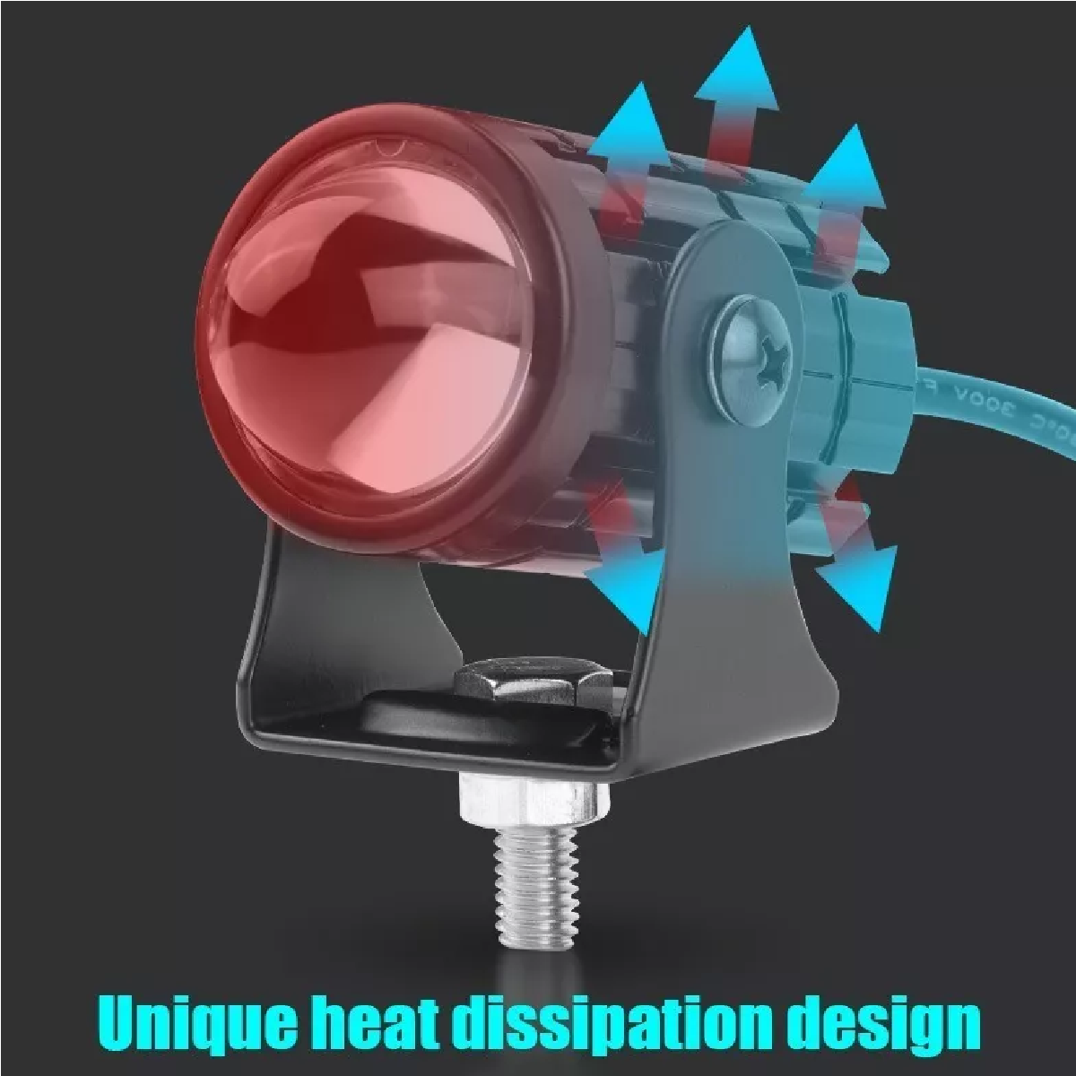 Faros Auxiliares Led Para Motocicleta, 1 Par