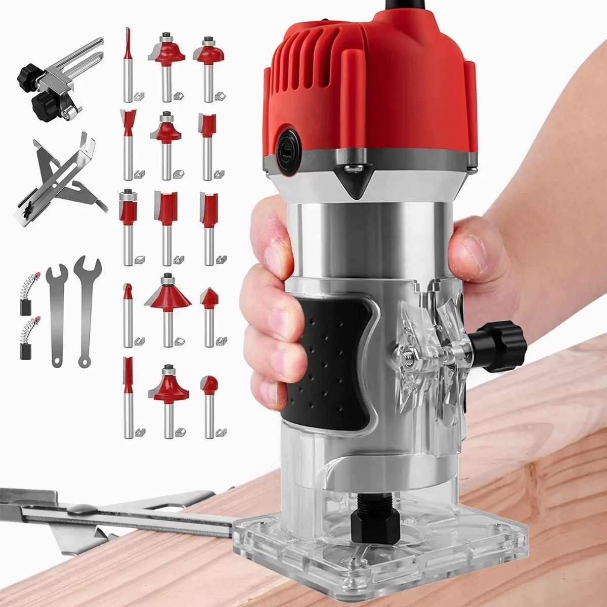 Router Madera Recortador Rebajadora De Bordes 110v 800w