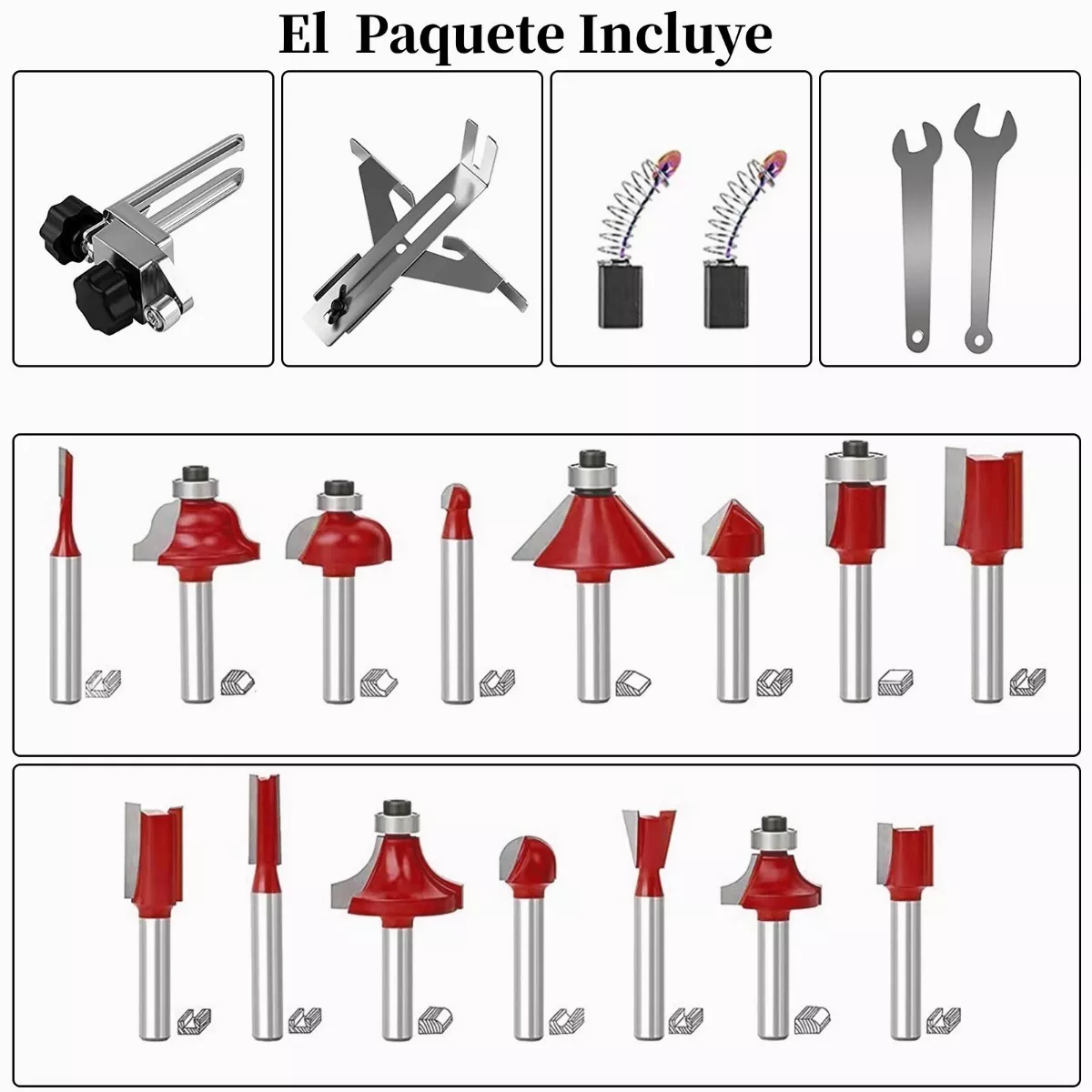 Router Madera Recortador Rebajadora De Bordes 110v 800w