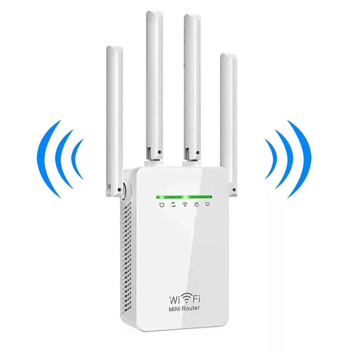 Amplificador Wifi Extensor Rango Repetidor Señal De 4 Antena