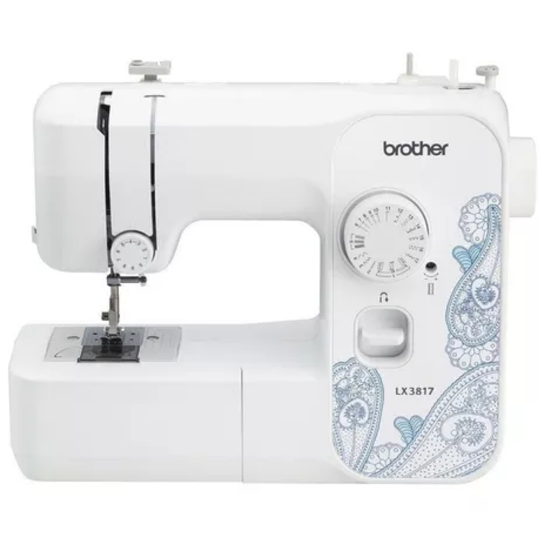 Máquina de coser Brother LX3817 portable blanca 110V