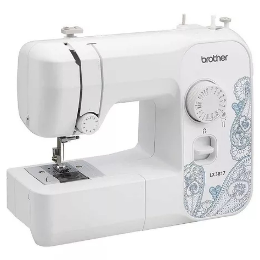 Máquina de coser Brother LX3817 portable blanca 110V